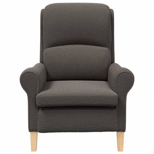 ergonomska fotelja Tamnosiva Tkaninska presvlaka s drvenim nogama Cijena
