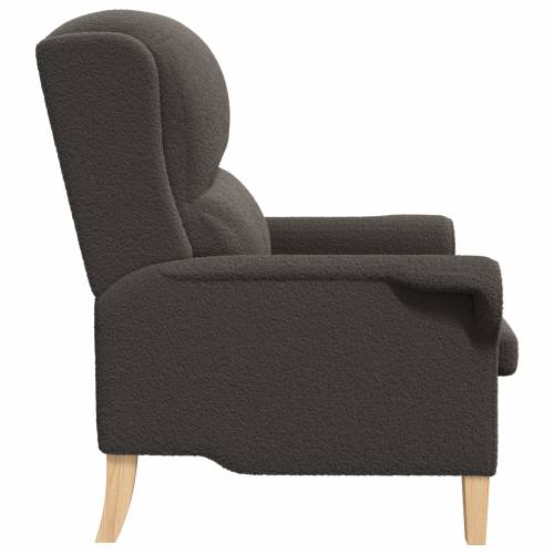 ergonomska fotelja Tamnosiva Tkaninska presvlaka s drvenim nogama Cijena