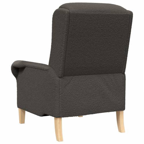 ergonomska fotelja Tamnosiva Tkaninska presvlaka s drvenim nogama Cijena
