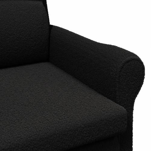 Ergonomska fotelja Crna Platno, drvo Standard Ergonomski Cijena