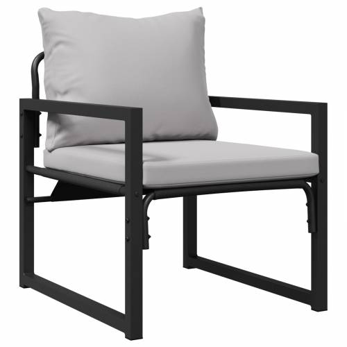 Sjedeća garnitura za vrt 4 pcs Crna 61 x 72.5 x 71 cm Čelik Cijena