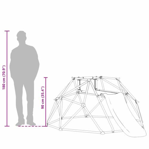 Piknik Dome s Toboganom za djecu 3-10 godina 247 cm 200 kg Cijena