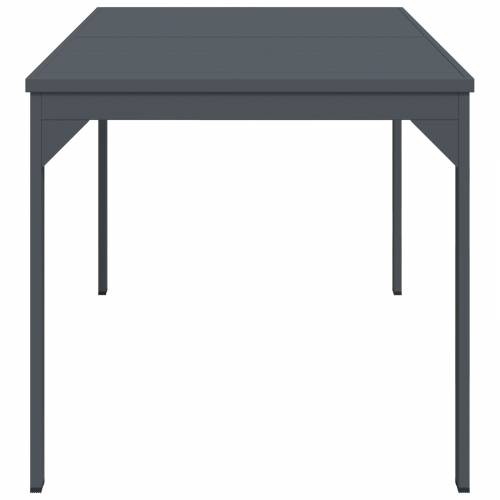Stol za vrt Tamno siva Aluminij Velik Proširive ploče stola Cijena