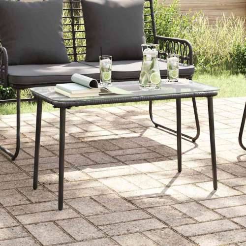 Stol za vrt Crna 80 x 40 x 45 cm Poli ratan Cijena