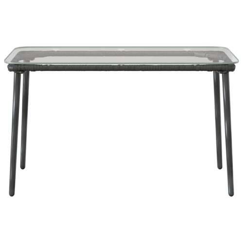 Stol za vrt Crna 80 x 40 x 45 cm Poli ratan Cijena