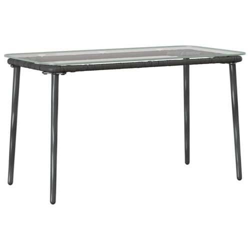 Stol za vrt Crna 80 x 40 x 45 cm Poli ratan Cijena