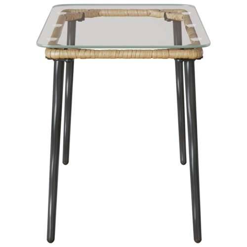 Stol za vrt 80 x 40 x 45 cm Poli ratan Cijena
