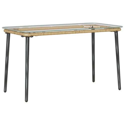 Stol za vrt 80 x 40 x 45 cm Poli ratan Cijena