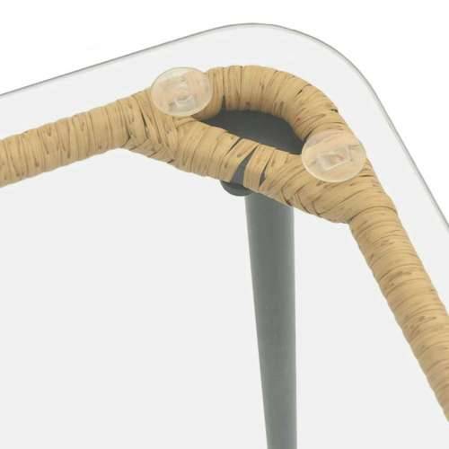 Stol za vrt 80 x 40 x 45 cm Poli ratan Cijena