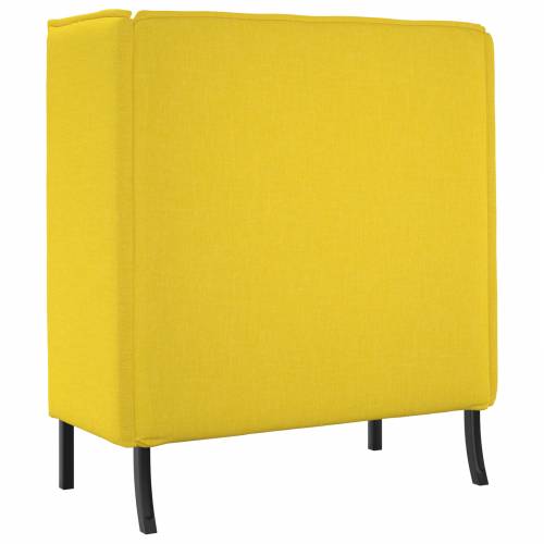 sofa s visokim naslonima Svijetlo žuta 109x56x121 cm Tkanina Cijena