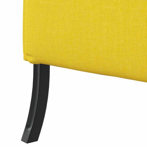 sofa s visokim naslonima Svijetlo žuta 109x56x121 cm Tkanina Cijena