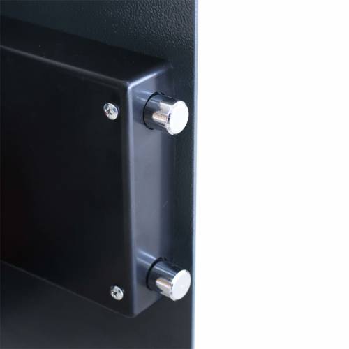 elektronički digitalni sef s policom tamno siva 35x31x50 cm čelik Cijena