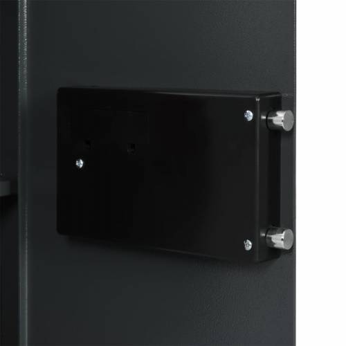 Elektronički digitalni sef s policom Tamno siva 40x35x60 cm Čelik Cijena