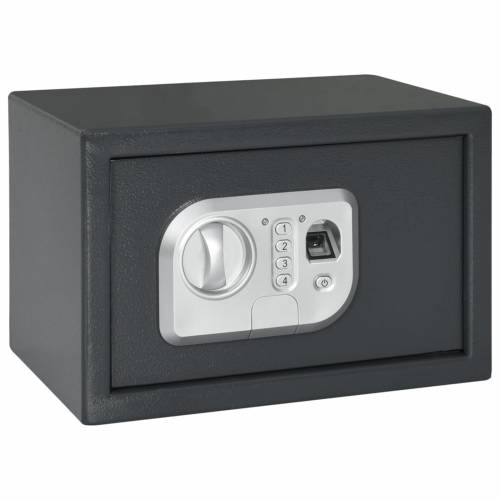 Elektronski digitalni sef s otiskom prsta 20x31x20 cm Čelik Cijena
