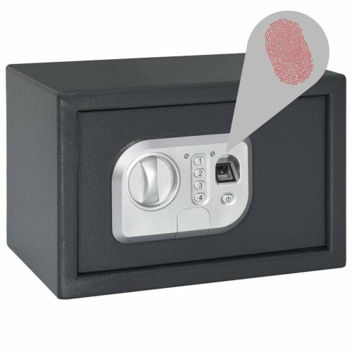 Elektronski digitalni sef s otiskom prsta 20x31x20 cm Čelik Cijena