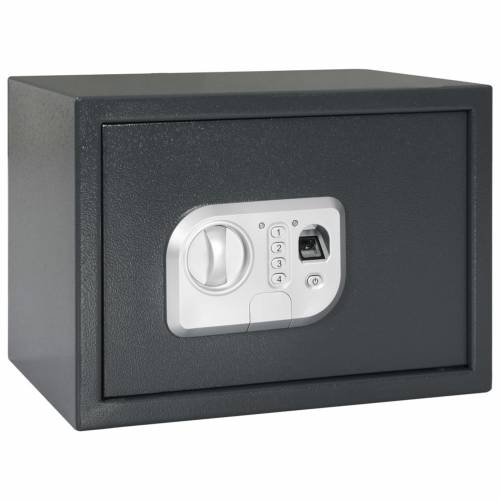 Elektronski Digitalni Sef s Otiskom Prsta 25x35x25 cm Čelik Cijena