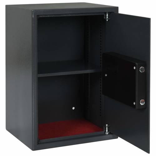 elektronički digitalni sef s bravom na otisak prsta 31x35x50 cm čelik Cijena