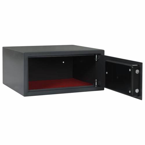Elektronički Digitalni Sef Tamno Sivi 42x37x20 cm Čelik Cijena