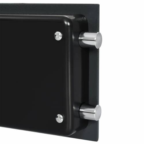 Elektronički Digitalni Sef Tamno Sivi 42x37x20 cm Čelik Cijena