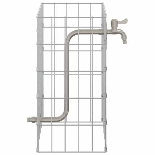 Gabionski stup s vodovodom 50x25x25 cm 304 nehrđajući čelik Cijena