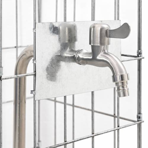 Gabionski stup s vodovodom 50x25x25 cm 304 nehrđajući čelik Cijena
