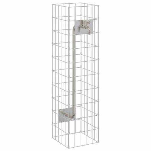 Gabionski Stup s Vodom 100x25x25 cm Nehrđajući Čelik Cijena