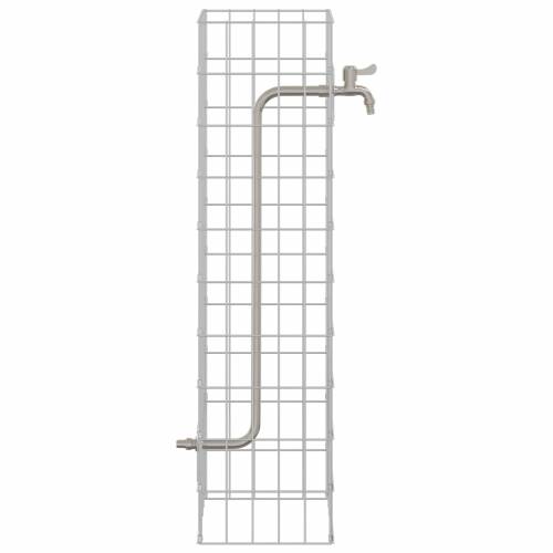 Gabionski Stup s Vodom 100x25x25 cm Nehrđajući Čelik Cijena