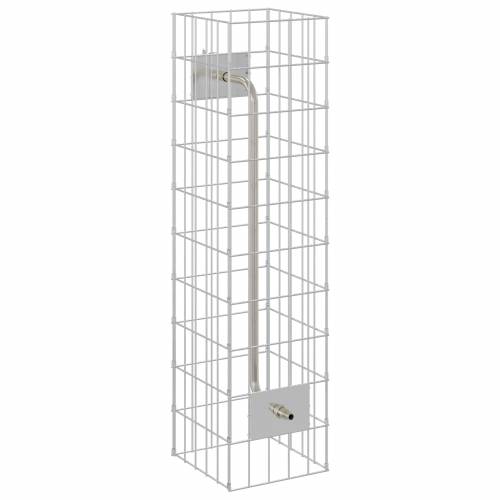 Gabionski Stup s Vodom 100x25x25 cm Nehrđajući Čelik Cijena