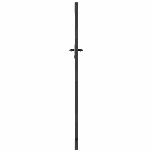 Dvorišna vrata - Vrtna vrata Crna 100 x 175 cm Čelik s praškastim premazom Cijena