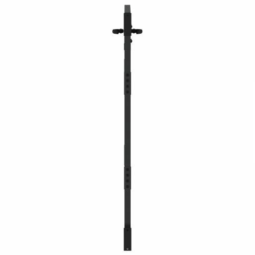 Dvorišna vrata - Vrtna vrata Crna 105 x 150 cm Čelik s praškastim premazom Cijena