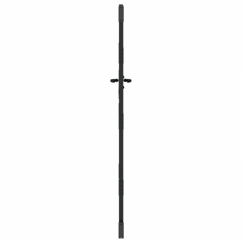 Dvorišna vrata - Vrtna vrata Crna 105 x 175 cm Čelik s praškastim premazom Cijena