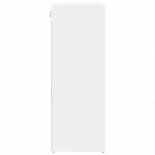 Ormar za cipele Bijela 52.5 x 30 x 50 cm Konstruirano drvo Cijena