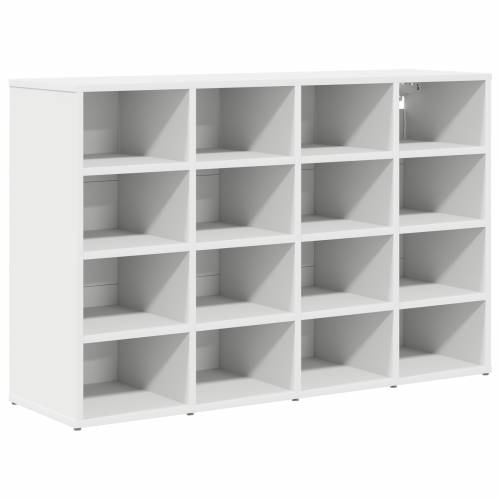 Ormar za cipele Bijela 52.5 x 30 x 50 cm Konstruirano drvo Cijena