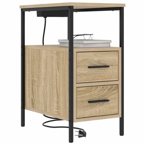Noćni Ormari s ladicama 2 pcs sonoma hrast 30 x 48 x 61 cm Cijena