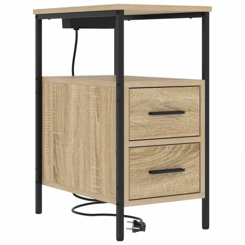 Noćni Ormari s ladicama 2 pcs sonoma hrast 30 x 48 x 61 cm Cijena