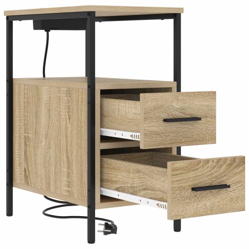 Noćni Ormari s ladicama 2 pcs sonoma hrast 30 x 48 x 61 cm Cijena