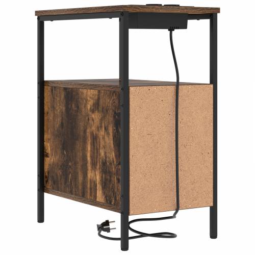 Noćni Ormari s ladicama 2 pcs Dimljeni hrast 30 x 48 x 61 cm Cijena
