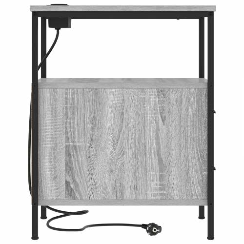 Noćni Ormari s ladicama 2 pcs Sivi hrast sonoma 30 x 48 x 61 cm Cijena