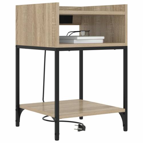 Noćni ormar sonoma hrast 40 x 40 x 61 cm Konstruirano drvo Cijena