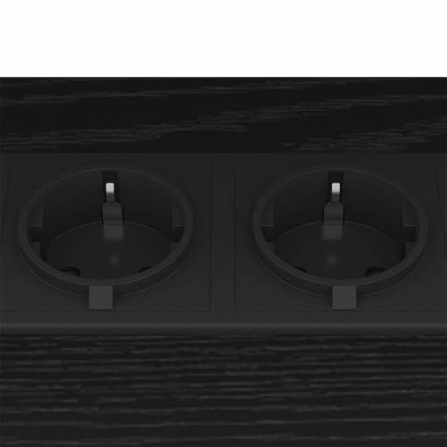 Noćni Ormari 2 pcs Crni hrast 38 x 30 x 48 cm Konstruirano drvo Cijena