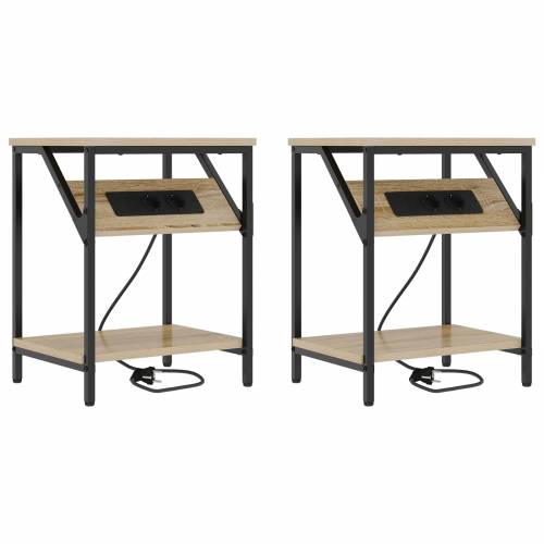 Noćni Ormari 2 pcs sonoma hrast 38 x 30 x 48 cm Cijena