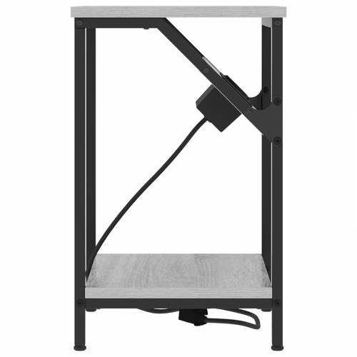 Noćni Ormari 2 pcs Sivi hrast sonoma 38 x 30 x 48 cm Cijena
