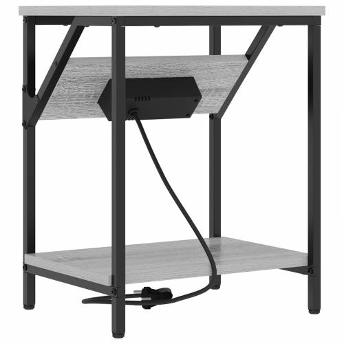 Noćni Ormari 2 pcs Sivi hrast sonoma 38 x 30 x 48 cm Cijena