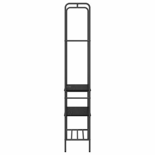 Stalak za odjeću s policama Crni hrast 60 x 30 x 171 cm Cijena