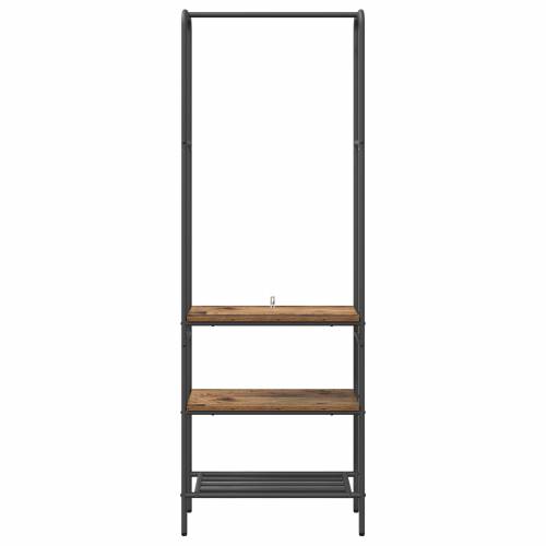 Stalak za odjeću s policama Staro drvo 60 x 30 x 171 cm Cijena