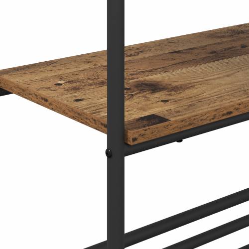 Stalak za odjeću s policama Staro drvo 60 x 30 x 171 cm Cijena