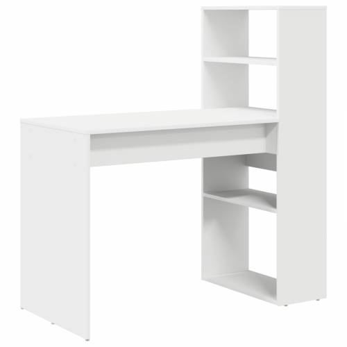 stol s skladištem bijeli 113x54x120 cm konstruirano drvo Cijena