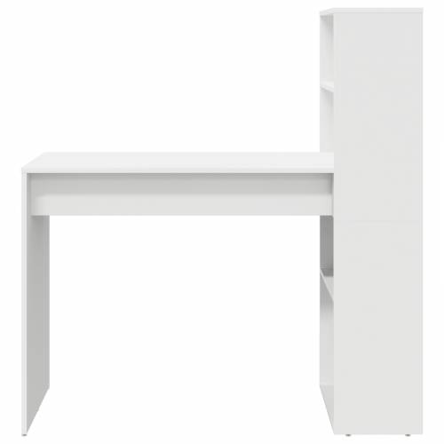 stol s skladištem bijeli 113x54x120 cm konstruirano drvo Cijena
