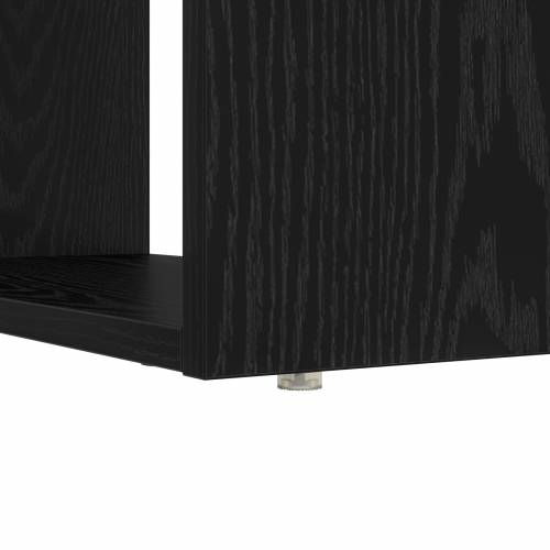 Stol s pohranom crni hrast 113x54x120 cm Konstruirano drvo Cijena
