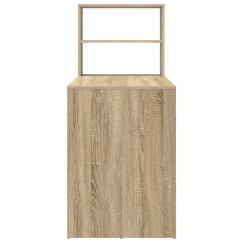 Stol s pohranom Sonoman hrast 113x54x120 cm inženjersko drvo Cijena
